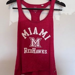 Miami University of Ohio Spirt Wear Tank Women’s Cut Size Medium
